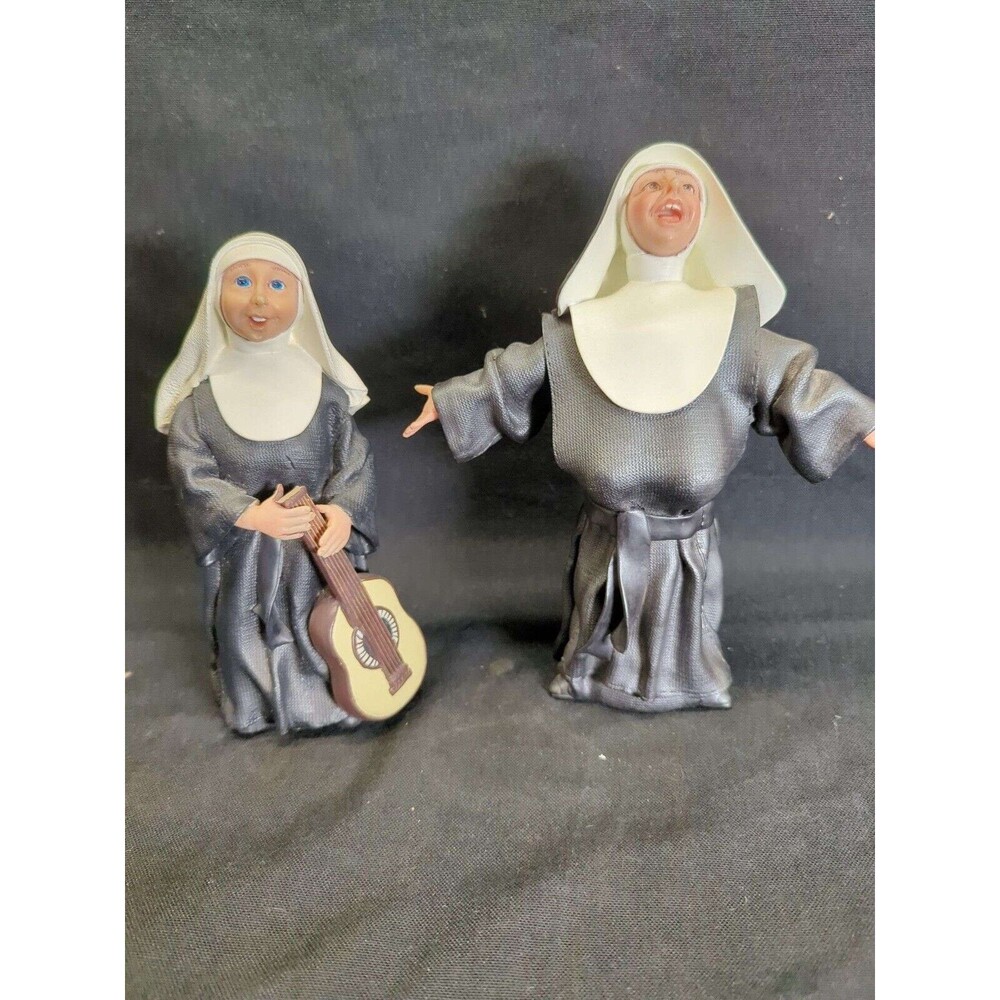 Happy Habits By Deb Wood Pair Nuns 1995 Sister Mary Solo 1996  Mary Angelica
